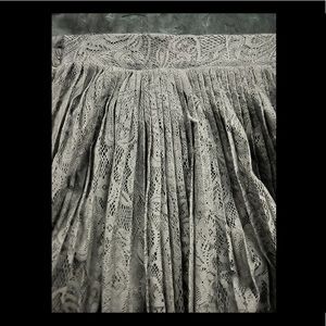 Torrid plus size lace skirt.